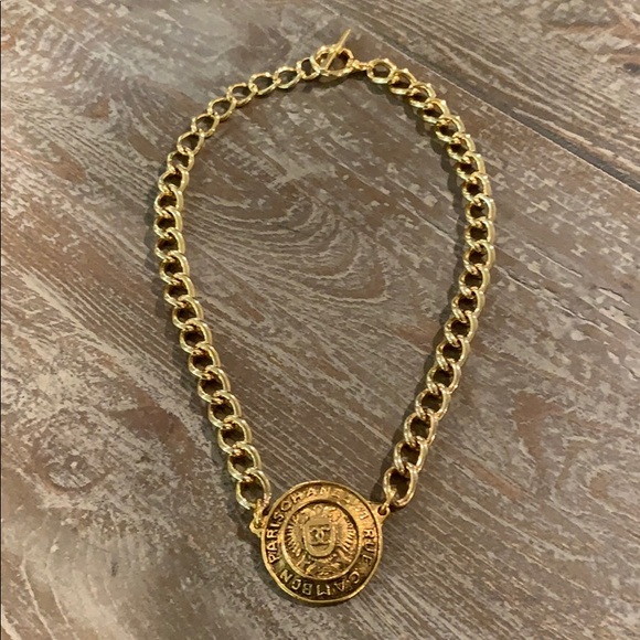 CHANEL Jewelry - Vintage CHANEL 24k Flash Gold Rue Cambon Choker